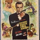 FROM RUSSIA WITH LOVE (1964) JAMES BOND - Spanish Herald poster 1st release