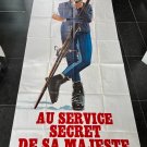 ON HER MAJESTY'S SECRET SERVICE (1969) James BOND - 47x126 in TWO PANELS