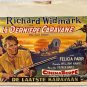 THE LAST WAGON (1956) RICHARD WIDMARK - Belgian 14x22 - NICE ARTWORK