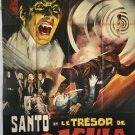SANTO AND THE TREASURE OF DRACULA (1968) RENE CARDONA 47x63 NICE