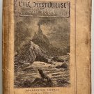 MYSTERIOUS ISLAND (1890) JULES VERNES - RARE FRENCH BOOK
