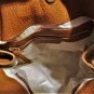 Michael Kors Luggage Tan Pebbled Leather Braided Shoulder Strap Bag EUC