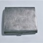 Vintage 925 Silver Cigarette Case w Etched Floral Wreath Thomae Co.