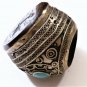 Antique Sassanian Persian Carnelian  & Turquoise Silver Ring
