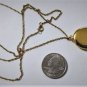 Vintage 14K GF Guilloche Enamel Victorian Style Locket NIB Deadstock