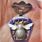 Antique Sterling Silver Enameled MANGANGA Bumblebee Pin Nahuel Huapi Patagonia