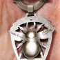 Antique Sterling Silver Enameled MANGANGA Bumblebee Pin Nahuel Huapi Patagonia