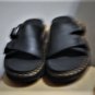 Dr Martens DAX Black Hydro Leather Slide Sandals 11 US Men EU 44 UK 10 HTF