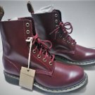Dr. Martens Pascal Cherry Shiraz Buttero Leather 8-Eye Boots 10 W EU 42 UK8