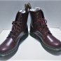 Dr. Martens Pascal Cherry Shiraz Buttero Leather 8-Eye Boots 10 W EU 42 UK8