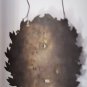Antique 900 Silver Large Baroque Hanging Medallion Plaque