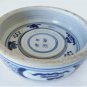Antique Chinese Kangxi Mark Blue & White Porcelain Precious Objects Brush Washer