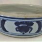 Antique Chinese Kangxi Mark Blue & White Porcelain Precious Objects Brush Washer