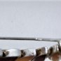 Vintage Sterling Silver Modernist Amber Pin Brooch Ukraine Hallmarked