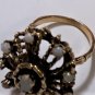 Antique Victorian 14K Starburst Opal Ring Size 6.5