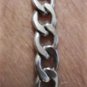 Vintage Sterling Silver Cuban Link Bracelet 7"