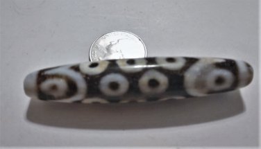 Huge Tibetan 21-Eyed Oily Agate Dzi Bead 7.8 CM