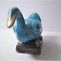 Antique Chinese Ming to Qing Turquoise Porcelain Duck Statue