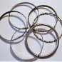 Vintage Sterling 925 Silver Bangles Stack Lot Collection MEXICO & ITALY