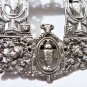 19th C. Dutch Copy of Baroque French Renaissance Revival Sterling Silver Buckle L 19th C