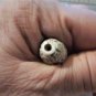 Old Tibetan Used Weathered Oily Agate Relief Carved Dzi Bead 2.5 CM