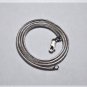Vintage Sterling Silver Fine Link Snake Chain Necklace 19"