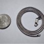 Vintage Sterling Silver Fine Link Snake Chain Necklace 19"