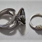 Vintage Sterling Silver Assorted Rings Lot Collection of Nine~ 42 Gr