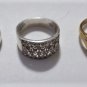 Vintage Sterling Silver Assorted Rings Lot Collection of Nine~ 42 Gr