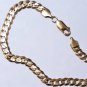 Vintage ITALY 14K Unisex Cuban Link Bracelet 7-5/8"
