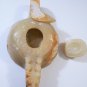 Antique Chinese Song to Ming Jade Dragon Turtle Teapot