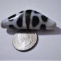 Old Tibetan Used Weathered Oily Agate Reverse Turtleback Horned Dzi Bead 6.5 CM