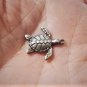 Vtg Sterling Silver Sea Turtle Bracelet Charm or Necklace Pendant