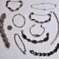 Vintage Sterling 925 Silver Art Deco to Modern Bracelets Lot Collection 10 Piece