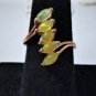Vtg Sterling Silver Rose Gold vermeil Lovely Welo Opal Ring Size 9.5