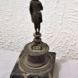 Antique Revolutionary Napoleonic 18th/19th C. Mini Bronze Statue w/Marble Base