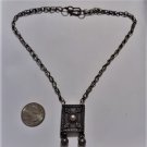 Antique Yemeni Bedouin Silver Prayer Box Necklace