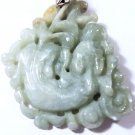 Antique Qing Jadeite Pendant