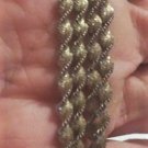 Vintage Sterling Silver ITALY FAS Singapore Chain Necklace  30"