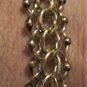 Vintage 12K GF Layered Triple Row Links JB Charm Bracelet 7-3/4"