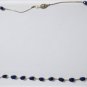 Vintage 14K Gold Filled & Lapis Lazuli Beaded Necklace 22"