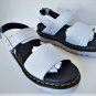 Dr Martens VOSS Light Grey Leather Sandals 8 W EU 39