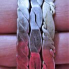 Vintage Sterling Silver MEXICO Taxco Bangle Bracelets Lot Collection 44.3 Gr