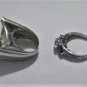 Vintage Sterling Silver Assorted Rings Lot Collection of Eight~ 70 Gr