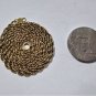 Vintage Speidel 10K GF Rope Chain Necklace 24" For Lockets Pendants