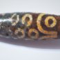 Old Tibetan 21-Eyed Used Weathered Oily Agate Dzi Bead 7.2 CM