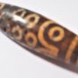 Old Tibetan 21-Eyed Used Weathered Oily Agate Dzi Bead 7.2 CM