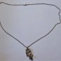 Vintage Sterling Silver Nugget Pendant Necklace Unisex