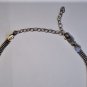 Vintage Sterling 925 Silver ITALY Ball Mesh Chain Necklace Adjustable Length