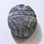 Ancient Lapis Scaraboid Deities Stamp Seal Bead